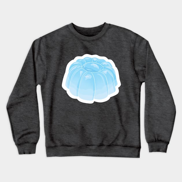 Blue Jelly Crewneck Sweatshirt by Super Weebio Bros.